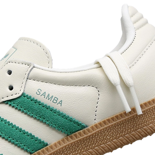 Adidas Originals Samba OG para hombre Blanco Verde - Imagen 7