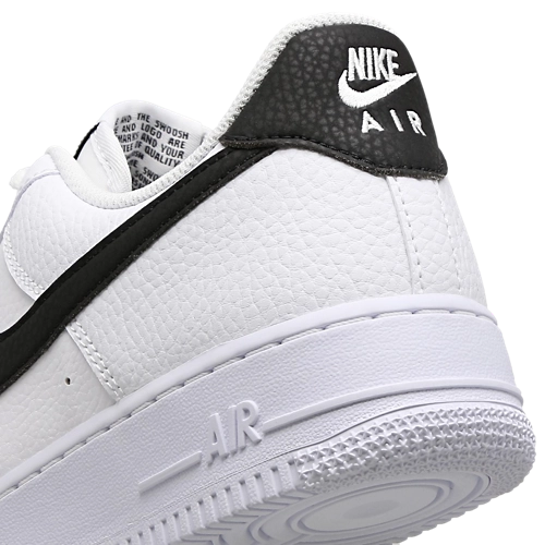 Nike Air Force 1 07 para mujer Blanco Negro - Imagen 7