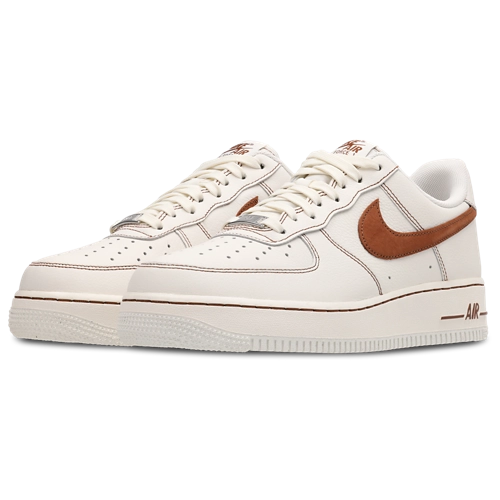 Nike Air Force 1 07 para mujer Blanco Marrón - Imagen 7