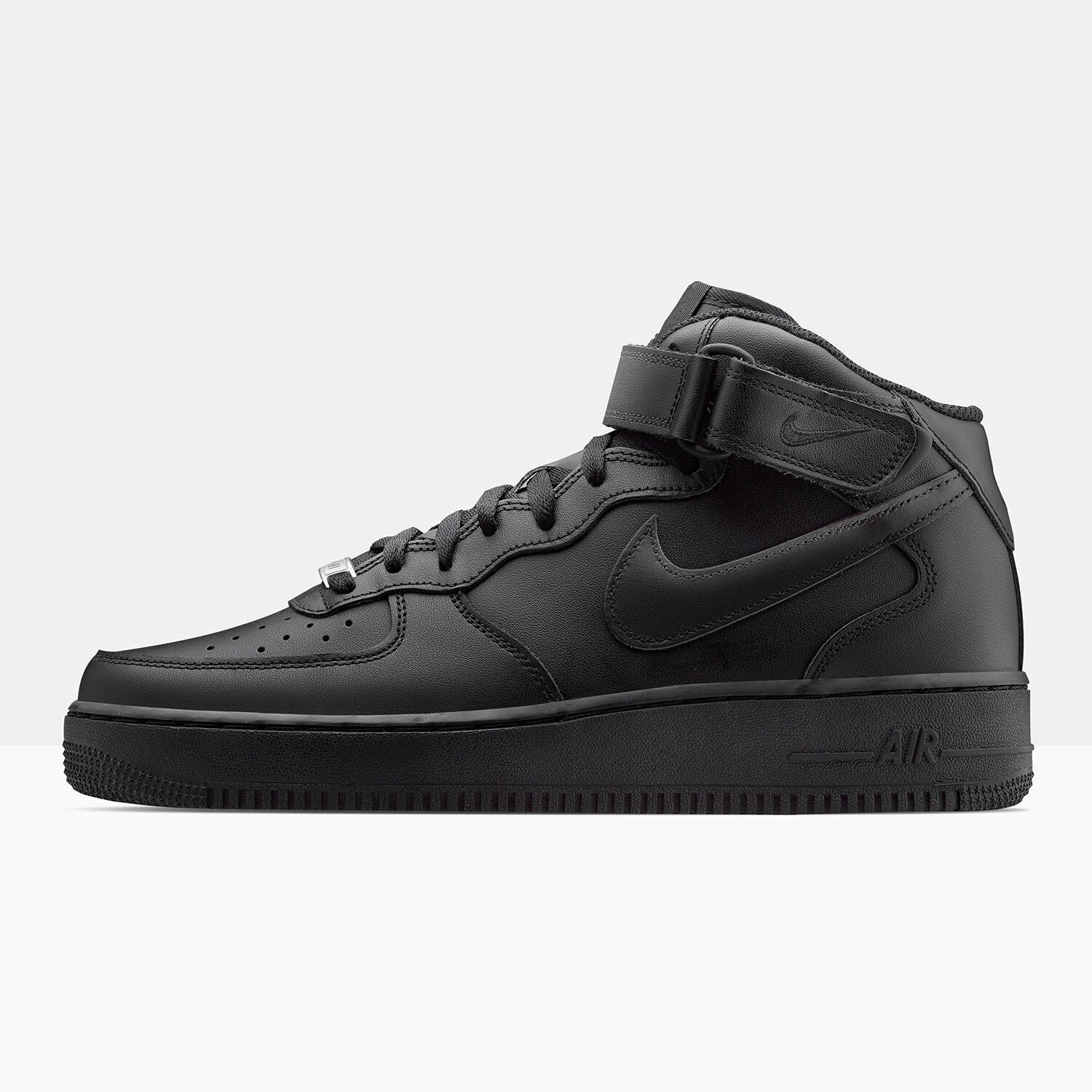 Nike Air Force 1 '07 Mid para mujer Negro - Imagen 2