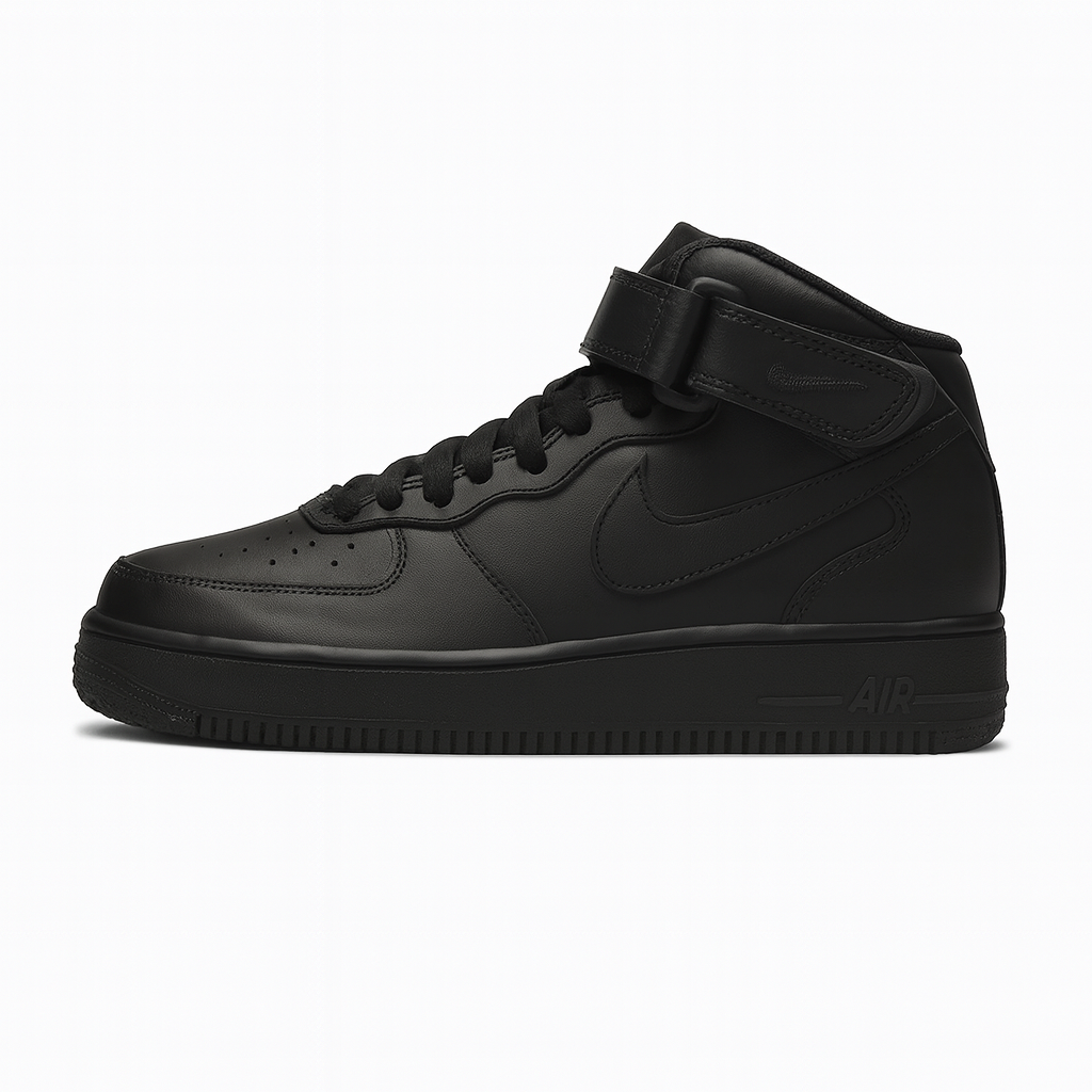 Nike Air Force 1 '07 Mid para mujer Negro - Imagen 5