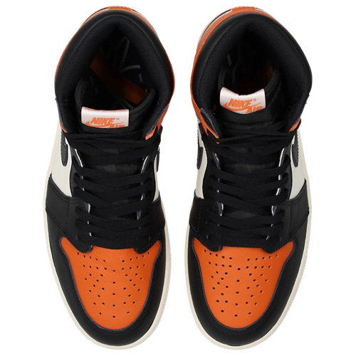 Nike Dunk AJ1 Retro High OG para mujer Black Sail - Imagen 4