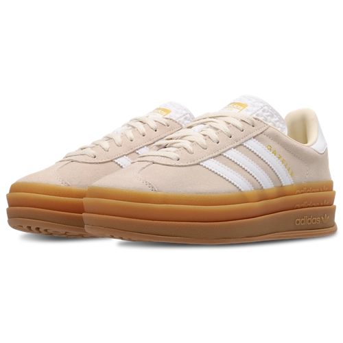Adidas Gazelle Bold para mujer Blanco Dorado - Imagen 5