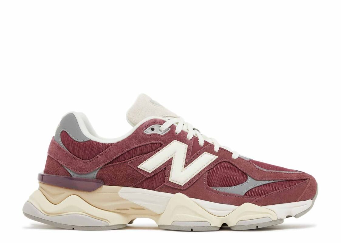 New Balance 9060 para mujer Washed Burgundy