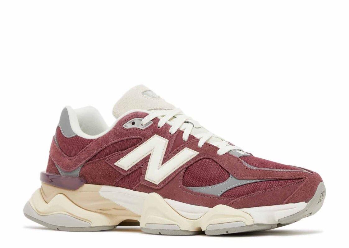 New Balance 9060 para mujer Washed Burgundy - Imagen 2